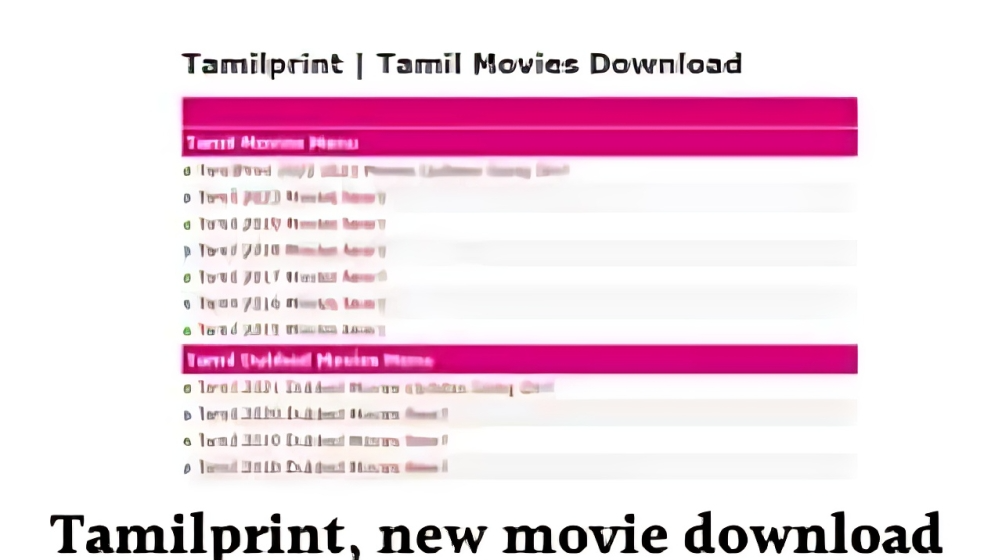 Tamilprint Movie Download